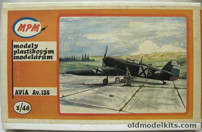 MPM 1/48 Avia Av-135 (B-135) Fighter - Bulgarian Imperial Air Force 1943, 6001 plastic model kit
